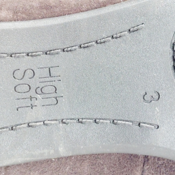 Ara Brown Suede Soft High Casual Slip On Block Heels K413 - Picture 10 of 11